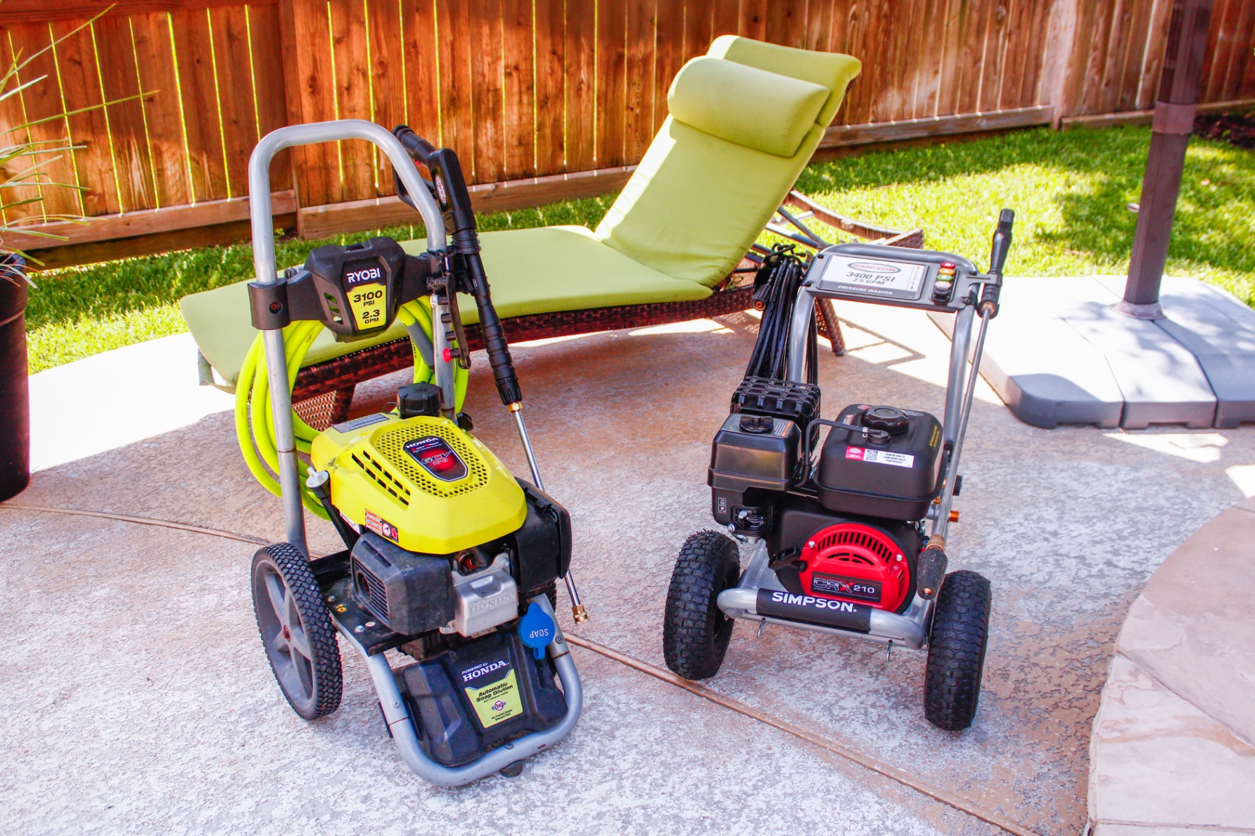Commercial pressure washing crew at work in Cypress, TX